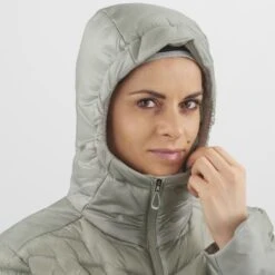 SALOMON OUTLINE DOWN HOODIE W WROUGHT IRON 22 -SnowPeak Gear Store 9 102624 outline down hoodie w wrought iron lc1578700 03