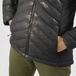 SALOMON TRANSITION DOWN HOODIE W BLACK/HE 22 -SnowPeak Gear Store 9 102630 transition down hoodie w black he lc1603700 04