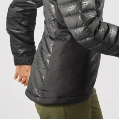 SALOMON TRANSITION DOWN HOODIE W BLACK/HE 22 -SnowPeak Gear Store 9 102630 transition down hoodie w black he lc1603700 05