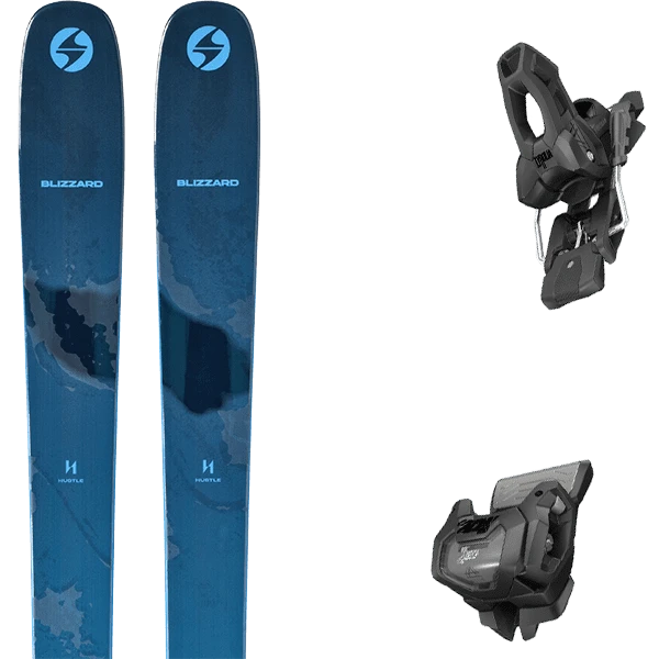 BLIZZARD HUSTLE 9 BLUE + TYROLIA ATTACK 11 GW W/O BRAKE A 3 BLIZZARD HUSTLE 9 BLUE + TYROLIA ATTACK 11 GW W/O BRAKE A