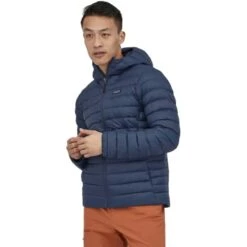PATAGONIA M'S DOWN SWEATER HOODY NEW NAVY 23 -SnowPeak Gear Store 9 110906 m s down sweater hoody new navy 84702 nena 02