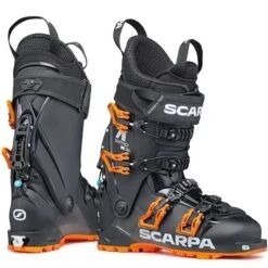 SCARPA 4-QUATTRO SL BLACK ORANGE 23 -SnowPeak Gear Store 9 111347 4sl black orange 12013 501 1 04