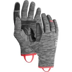 ORTOVOX FLEECE LIGHT GLOVE W BLACK STEEL BLEND 23