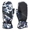 ROXY JETTY MITT TRUE BLACK BLACK FLOWERS 23