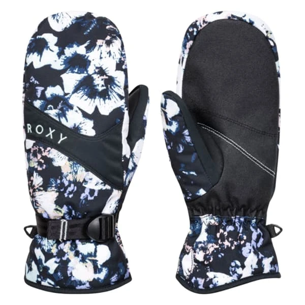 ROXY JETTY MITT TRUE BLACK BLACK FLOWERS 23 3 ROXY JETTY MITT TRUE BLACK BLACK FLOWERS 23
