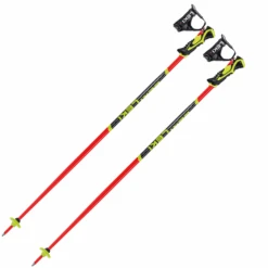 LEKI WORLDCUP LITE SL 3D RED/BLACK/NEON YELLOW 23