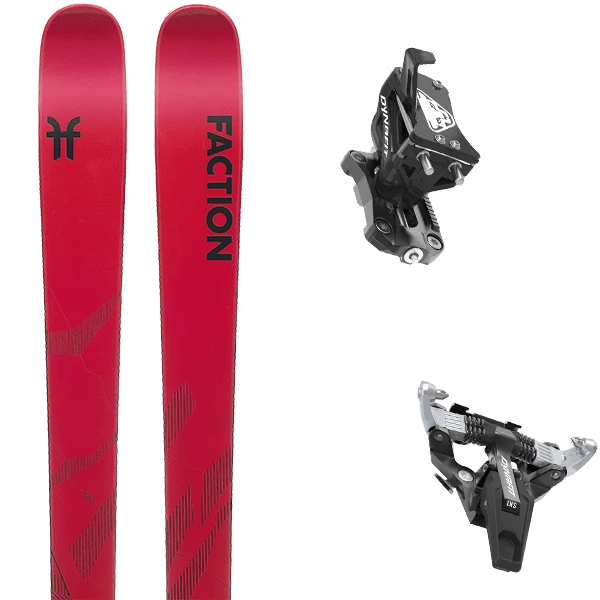 FACTION AGENT 1 + DYNAFIT SPEED TURN BLACK/SILVER 3 FACTION AGENT 1 + DYNAFIT SPEED TURN BLACK/SILVER