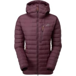 MOUNTAIN EQUIPMENT EARTHRISE HOODED W JKT RAISIN 23