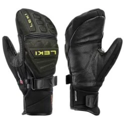 LEKI RACE COACH C-TECH S MITT BLACK-ICE LEMON 23