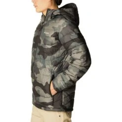COLUMBIA POWDER LITE HOODED JKT BLACK MOD CAMO 23 -SnowPeak Gear Store 9 128094 powder lite hooded jkt black mod camo 1693931 009 03