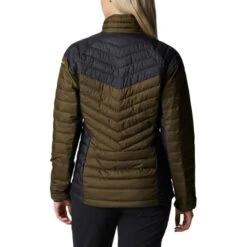 COLUMBIA POWDER LITE BLOCKED II OLIVE GREEN BLACK 23 -SnowPeak Gear Store 9 128127 powder lite blocked ii olive green black 2010371 319 02