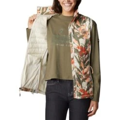 COLUMBIA POWDER PASS™ VEST CHALK FLORICULTURE PRINT 23 -SnowPeak Gear Store 9 128696 1832222 191 05