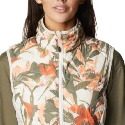 COLUMBIA POWDER PASS™ VEST CHALK FLORICULTURE PRINT 23 -SnowPeak Gear Store 9 128696 1832222 191 06