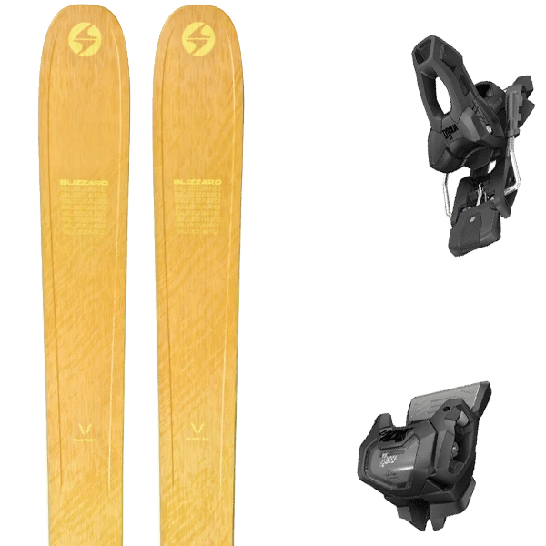 BLIZZARD RUSTLER 11 YELLOW + TYROLIA ATTACK 11 GW W/O BRAKE A 3 BLIZZARD RUSTLER 11 YELLOW + TYROLIA ATTACK 11 GW W/O BRAKE A