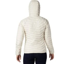 COLUMBIA POWDER LITE HOODED JKT W CHALK 20 -SnowPeak Gear Store 9 63967 powder lite hooded jkt w chalk 1699071 191 02