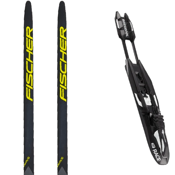 FISCHER AEROLITE SKATE 70 + ROSSIGNOL RACE SKATE 3 FISCHER AEROLITE SKATE 70 + ROSSIGNOL RACE SKATE