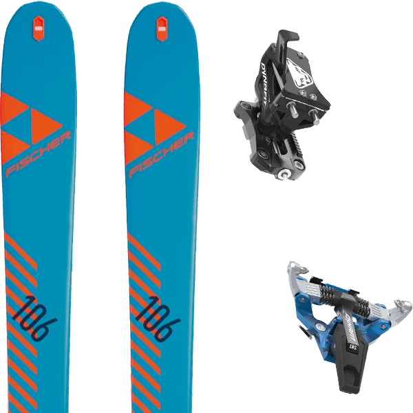 FISCHER HANNIBAL 106 CARBON + DYNAFIT SPEED TURN BLUE 3 FISCHER HANNIBAL 106 CARBON + DYNAFIT SPEED TURN BLUE