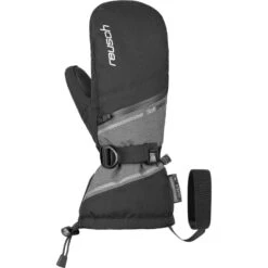 REUSCH DEMI R-TEX XT MITT BLACK/GREY MELANGE/SILVER 23 -SnowPeak Gear Store 9 77398 demi r tex xt mitt black grey melange silver 6031527 7678 02