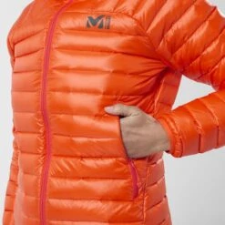 MILLET K SYNTH'X DOWN HOODIE W CORAL CHROME 22 -SnowPeak Gear Store 9 91094 miv8024 9355 04