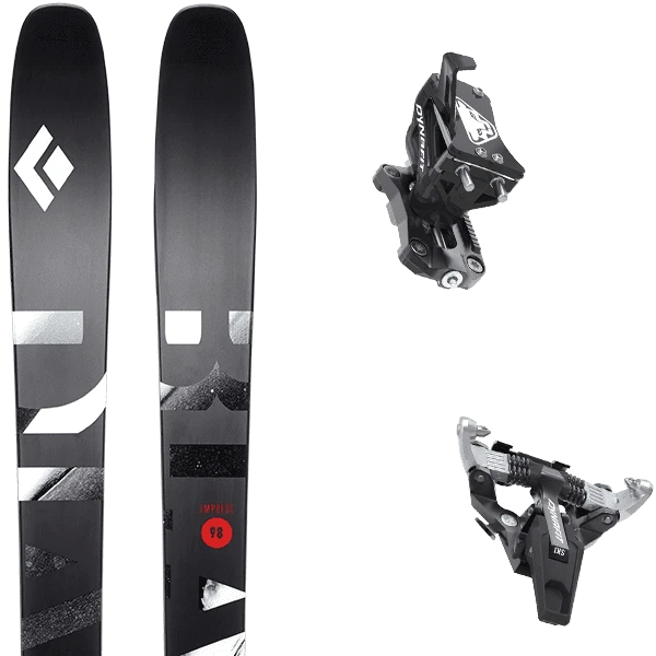 BLACK DIAMOND IMPULSE 98 + DYNAFIT SPEED TURN BLACK/SILVER 3 BLACK DIAMOND IMPULSE 98 + DYNAFIT SPEED TURN BLACK/SILVER