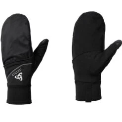 ODLO GLOVES INTENSITY COVER SAFETY LIGHT BLACK 23