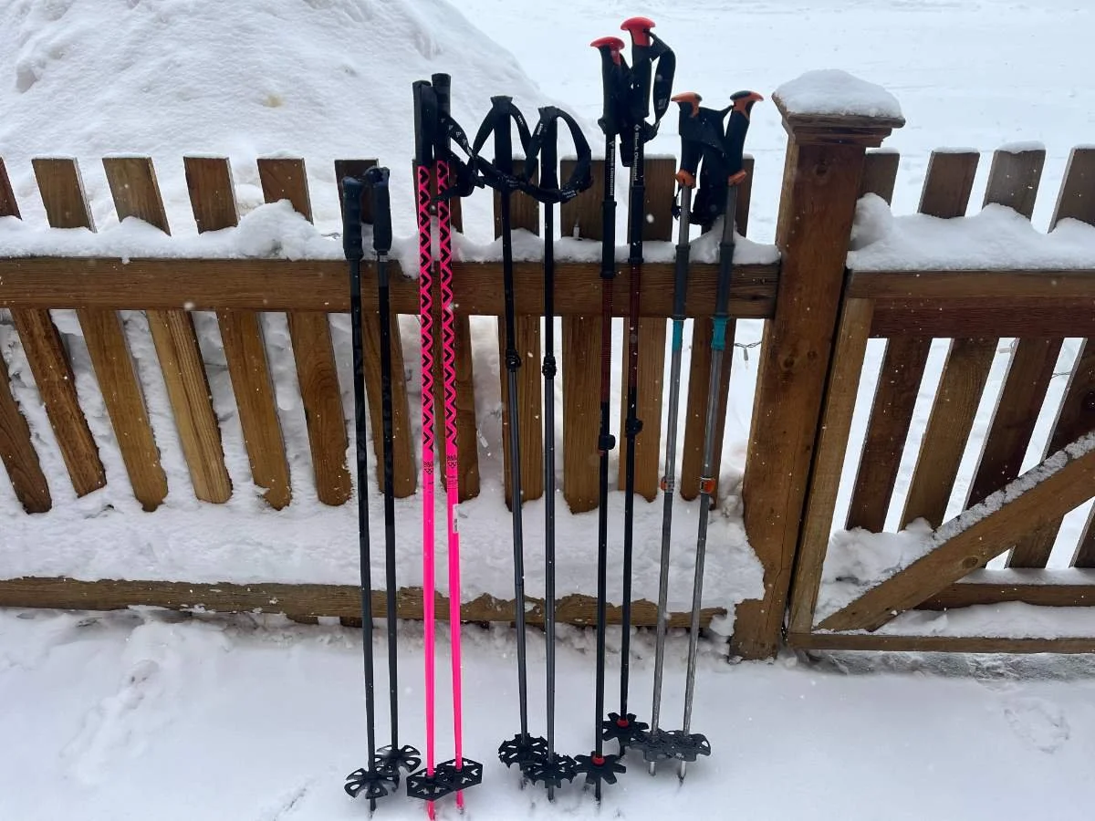 SnowPeak Gear Store -SnowPeak Gear Store multiple pairs of ski poles